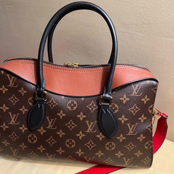 Authentic Louis Vuitton Monogram Tuileries with Black Handles - Picture 8 of 16